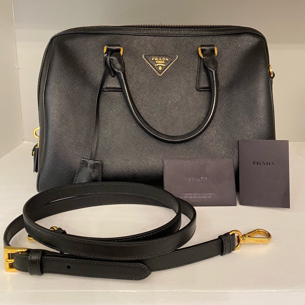***SOLD*** Prada saffiano lux tote bags